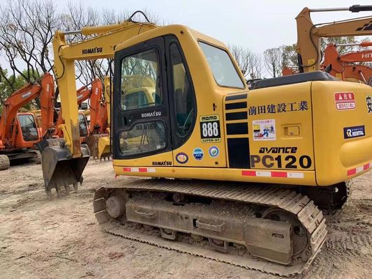 12 τόνοι χρησιμοποιημένων Komatsu PC120-6 Crawler Υδραυλική εξορυκτήρα εγγύηση ασφαλείας