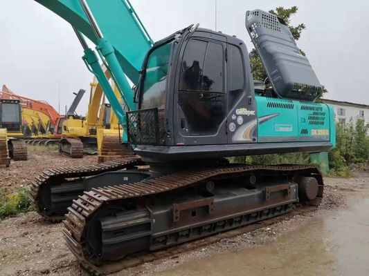 Χρησιμοποιούμενος εξορυκτής Kobelco SK350-8 εξορυκτής 35 τόνων με αρχική μπογιά