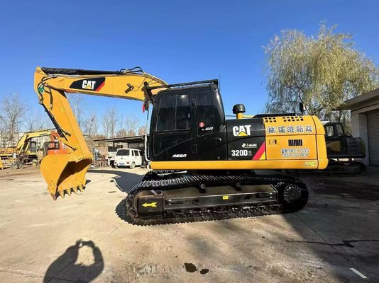 Κίτρινο Αρχικό Ιαπωνία Χρησιμοποιημένο CAT Excavator 320D2 Caterpillar Crawler Excavator