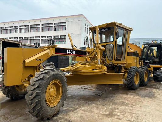 Αρχική Ιαπωνία 140H Caterpillar Motor Grader Δεύτερο χέρι Ασφάλεια λειτουργία
