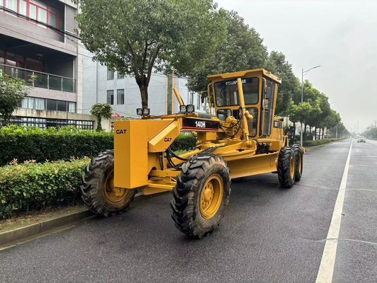 Αρχική Ιαπωνία 140H Caterpillar Motor Grader Δεύτερο χέρι Ασφάλεια λειτουργία