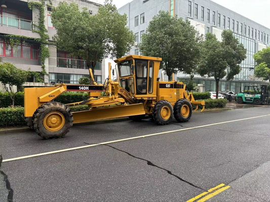 Αρχική Ιαπωνία 140H Caterpillar Motor Grader Δεύτερο χέρι Ασφάλεια λειτουργία