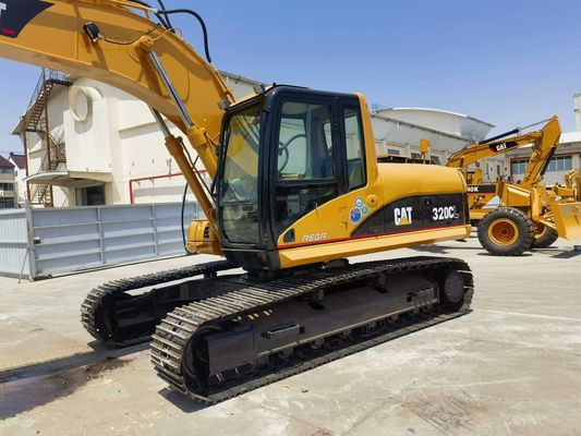 Υδραυλική Χρησιμοποιούμενη Εκσκαφέας CAT 20 Τόνων CAT 320CL Εκσκαφέας Ιαπωνία για την Αφρική