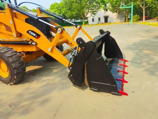 420F Χρησιμοποιούμενη Caterpillar Backhoe Loader CAT υψηλής ταχύτητας ενεργειακά αποδοτική