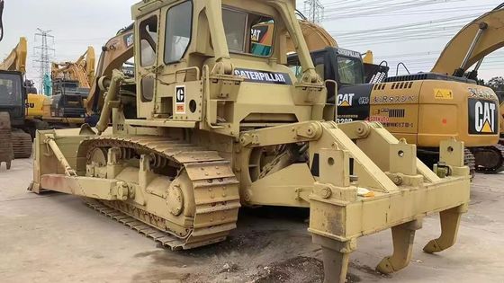 Δυνατή μεταχειρισμένη Caterpillar D7G Dozer Ενέργεια 6 Way Blade