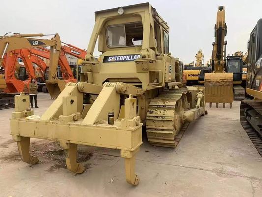 Δυνατή μεταχειρισμένη Caterpillar D7G Dozer Ενέργεια 6 Way Blade