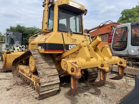 Πρωτότυπο χρώμα Caterpillar D6N XL Χρησιμοποιούμενη μικρή μπουλντόζα με υδραυλικό σχιστήρα