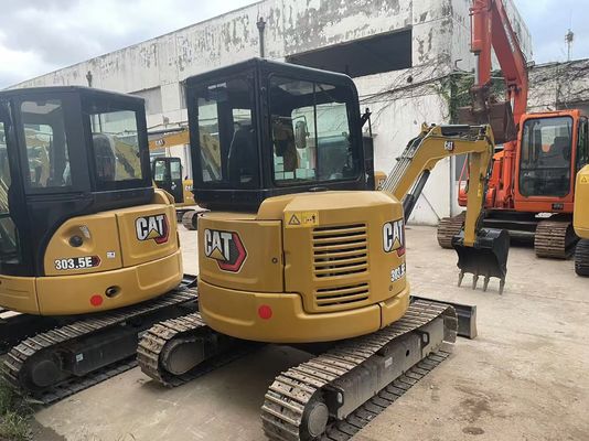 Ενεργειακή απόδοση Χρησιμοποιούμενο CAT Excavator Crawler Caterpillar 303.5 E CR Αδιάβροχο