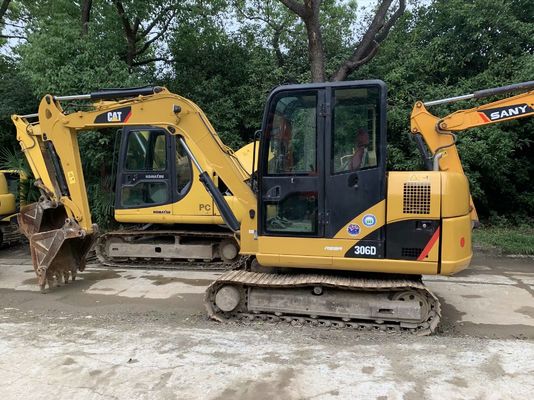 Συμπίεση Caterpillar 306D Mini Crawler Excavator Αρχική Ιαπωνία μεταχειρισμένη