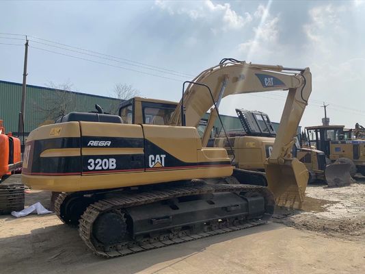 Υψηλής αντοχής 320B Χρησιμοποιούμενο CAT Excavator Ασφάλεια λειτουργίας 20 τόνων Excavator