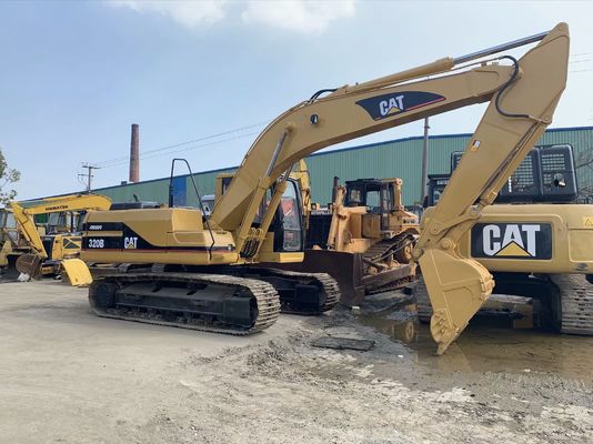 Υψηλής αντοχής 320B Χρησιμοποιούμενο CAT Excavator Ασφάλεια λειτουργίας 20 τόνων Excavator