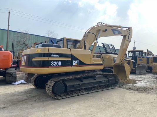 Υψηλής αντοχής 320B Χρησιμοποιούμενο CAT Excavator Ασφάλεια λειτουργίας 20 τόνων Excavator