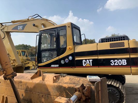 Υψηλής αντοχής 320B Χρησιμοποιούμενο CAT Excavator Ασφάλεια λειτουργίας 20 τόνων Excavator