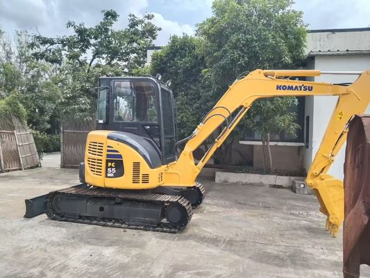 Χρησιμοποιούμενο Komatsu PC55MR 2 Mini Original Ιαπωνία Αξιοηλεκτρική Υψηλή Απόδοση