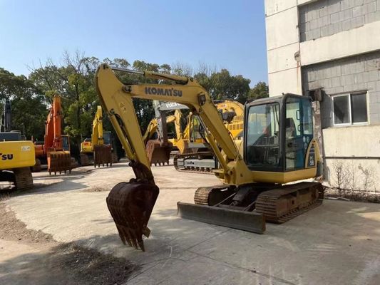 Αρχικό χρώμα Χρησιμοποιήθηκε Μίνι Εκσκαφέας Komatsu PC56MR-2 Σε εξαιρετική κατάσταση