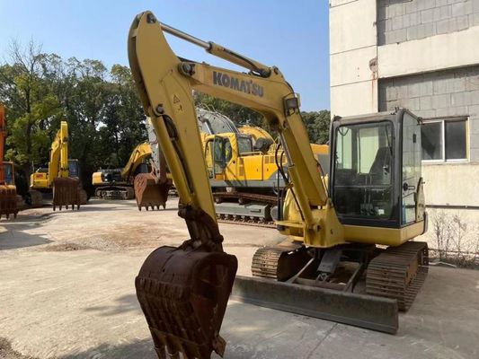 Αρχικό χρώμα Χρησιμοποιήθηκε Μίνι Εκσκαφέας Komatsu PC56MR-2 Σε εξαιρετική κατάσταση
