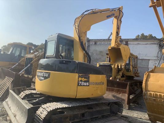 PC78US-6NO Χρησιμοποιούμενος εξορυκτής Original Color Δεύτερο χέρι Ο εξορυκτής Komatsu