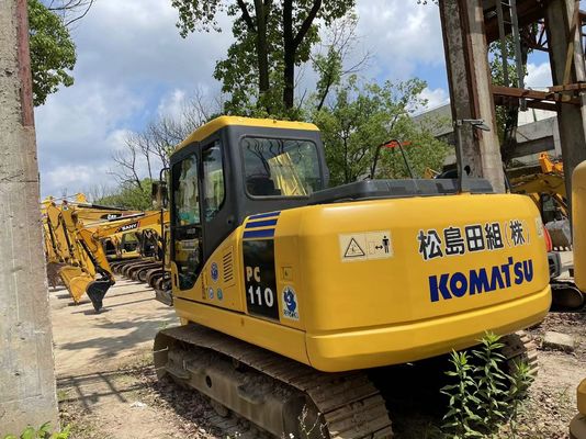 PC110-7 Κρόιλερ Χρησιμοποιούμενος Εκσκαφέας Κομάτσου βαρύς φορτίου Δεύτερο Χέρι Εκσκαφέας Κομάτσου