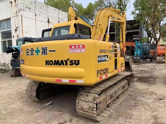 12 τόνοι χρησιμοποιημένων Komatsu PC120-6 Crawler Υδραυλική εξορυκτήρα εγγύηση ασφαλείας