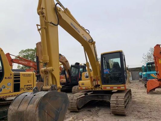 12 τόνοι χρησιμοποιημένων Komatsu PC120-6 Crawler Υδραυλική εξορυκτήρα εγγύηση ασφαλείας