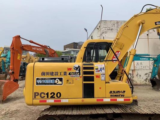 12 τόνοι χρησιμοποιημένων Komatsu PC120-6 Crawler Υδραυλική εξορυκτήρα εγγύηση ασφαλείας