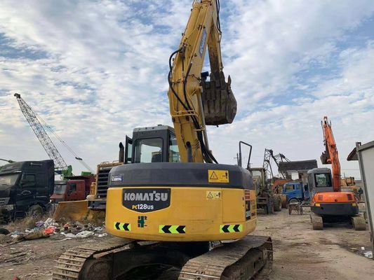 PC128US-2E Χρησιμοποιούμενο σκάφος Komatsu 13 τόνων σκάφος υψηλής ακρίβειας
