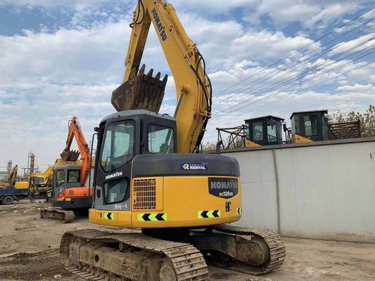 PC128US-2E Χρησιμοποιούμενο σκάφος Komatsu 13 τόνων σκάφος υψηλής ακρίβειας