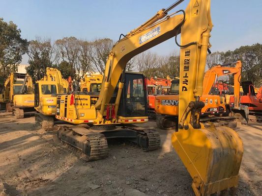 Εξοικονόμηση ενέργειας Χρησιμοποιείται Komatsu PC130 6 Crawler Υψηλή σταθερότητα Αρχικό χρώμα