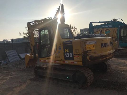 Εξοικονόμηση ενέργειας Χρησιμοποιείται Komatsu PC130 6 Crawler Υψηλή σταθερότητα Αρχικό χρώμα
