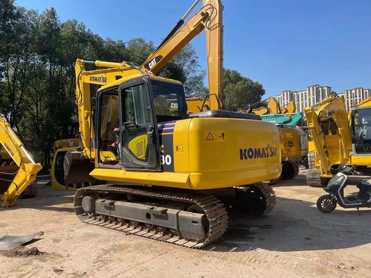 Αρχική Ιαπωνία PC130-7 Χρησιμοποιούμενος ορμητικός εξορυκτής Komatsu με υδραυλικό αντίχειρα
