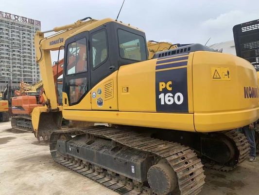 Ιαπωνία Komatsu PC160LC-7 Mini Crawler Excavator Δεύτερο χέρι με ισχυρό κινητήρα