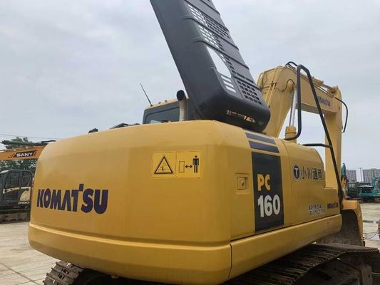 Ιαπωνία Komatsu PC160LC-7 Mini Crawler Excavator Δεύτερο χέρι με ισχυρό κινητήρα