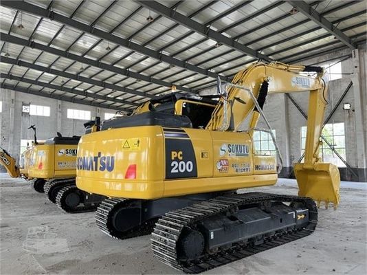 PC200-8 Χρησιμοποιούμενος εξορυκτής Komatsu Original Ιαπωνίας Διατηρήσιμοι μεταχειρισμένοι εξορυκτές