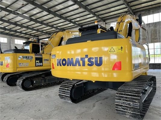 PC200-8 Χρησιμοποιούμενος εξορυκτής Komatsu Original Ιαπωνίας Διατηρήσιμοι μεταχειρισμένοι εξορυκτές