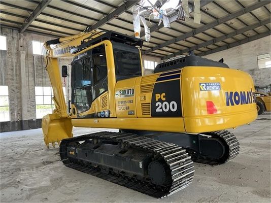 PC200-8 Χρησιμοποιούμενος εξορυκτής Komatsu Original Ιαπωνίας Διατηρήσιμοι μεταχειρισμένοι εξορυκτές