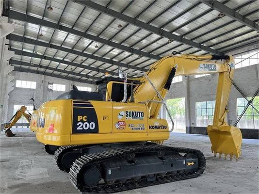 PC200-8 Χρησιμοποιούμενος εξορυκτής Komatsu Original Ιαπωνίας Διατηρήσιμοι μεταχειρισμένοι εξορυκτές
