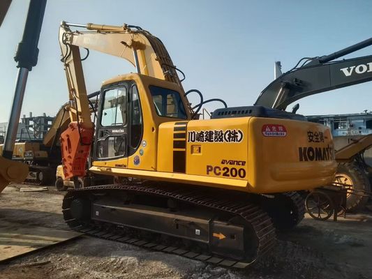 Ιαπωνία Χρησιμοποιείται Komatsu PC220 6 Εκσκαφέας Εύκολη λειτουργία με υδραυλικό σφυρί