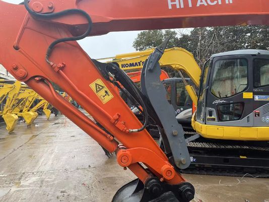 Αρχική Ιαπωνία Χρησιμοποιείται η Hitachi ZX60 Mini Crawler Excavator με υδραυλικό αντίχειρα