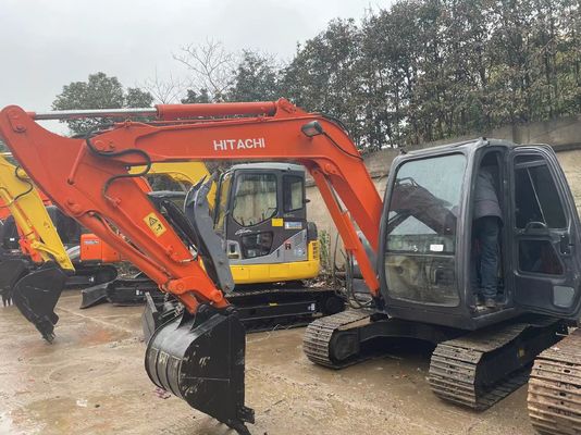 Αρχική Ιαπωνία Χρησιμοποιείται η Hitachi ZX60 Mini Crawler Excavator με υδραυλικό αντίχειρα
