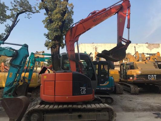 Ιαπωνία Χρησιμοποιούμενος εξορυκτής ZX75US-3 Ενέργεια αποδοτική Hitachi Crawler εξορυκτής
