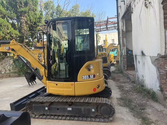 Ενεργειακή απόδοση Χρησιμοποιούμενο CAT Excavator Crawler Caterpillar 303.5 E CR Αδιάβροχο