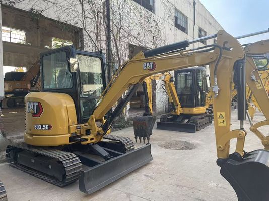 Ενεργειακή απόδοση Χρησιμοποιούμενο CAT Excavator Crawler Caterpillar 303.5 E CR Αδιάβροχο