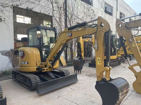 Ενεργειακή απόδοση Χρησιμοποιούμενο CAT Excavator Crawler Caterpillar 303.5 E CR Αδιάβροχο