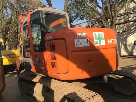 ZX135US μεταχειρισμένη εκσκαφέας καλή κατάσταση Hitachi Crawler εκσκαφέας αρχικό χρώμα