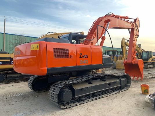 Χρησιμοποιούμενο Hitachi ZX240HG Crawler Mounted Υδραυλικός Εκσκαφέας Επαναχρωματισμός Χρώμα