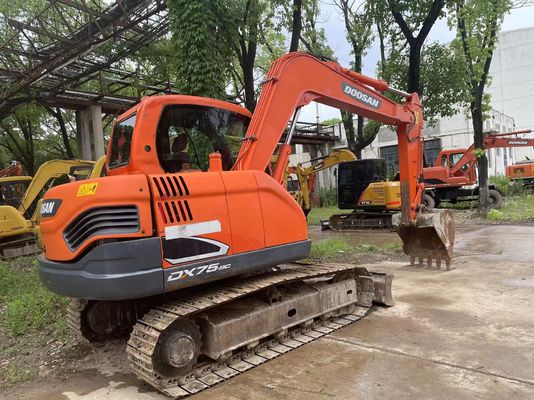 Doosan DX75-9C μεταχειρισμένη μίνι εκσκαφέας 2017 Έτος ορατότητα και ασφάλεια
