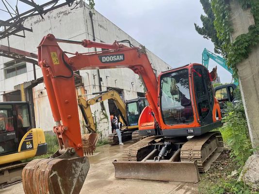 Doosan DX75-9C μεταχειρισμένη μίνι εκσκαφέας 2017 Έτος ορατότητα και ασφάλεια