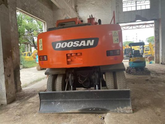 2012 Χρησιμοποιούμενη Mini Excavator με τροχούς Doosan DH150W-7 Καλή κατάσταση