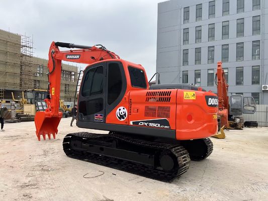 Κρόιλερ DX150-9C Χρησιμοποιούμενος εξορυκτής Doosan Original Korea Πολυδιάστατη