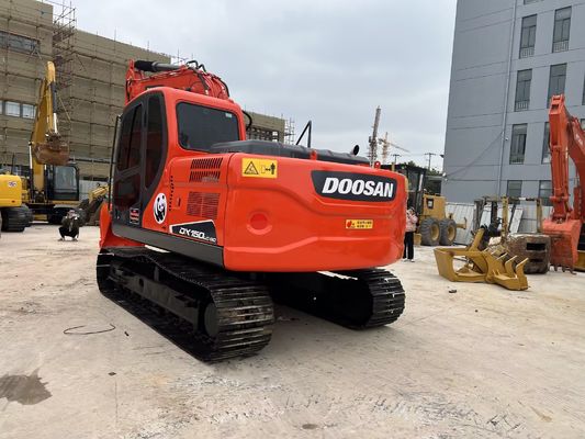 Κρόιλερ DX150-9C Χρησιμοποιούμενος εξορυκτής Doosan Original Korea Πολυδιάστατη